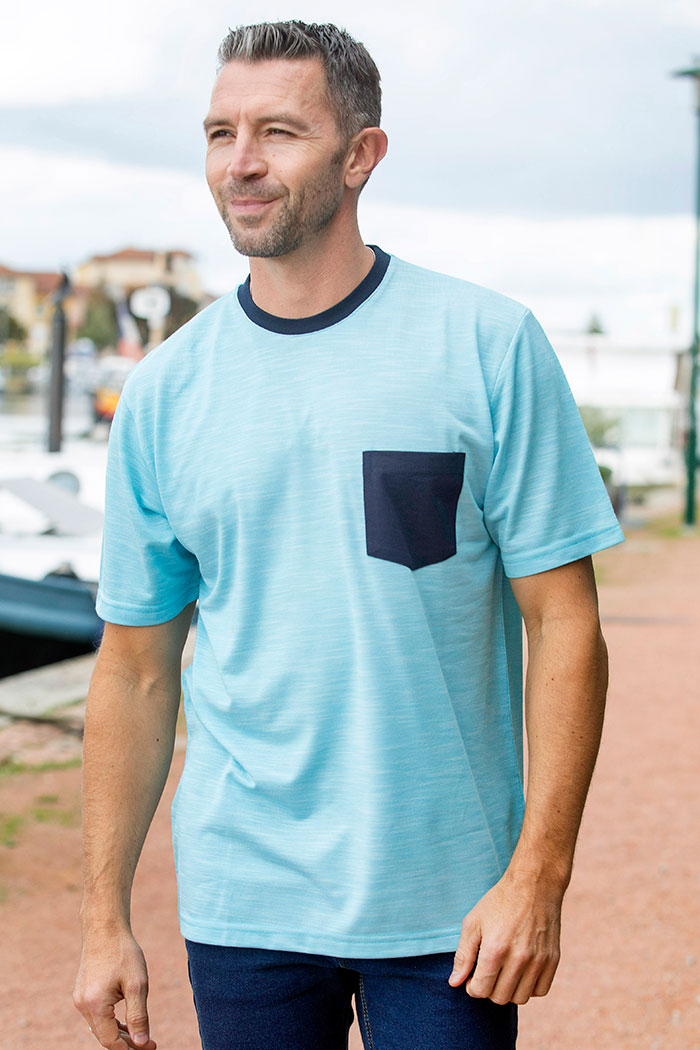 T-SHIRT CROISÉ DOS GRANDE TAILLE