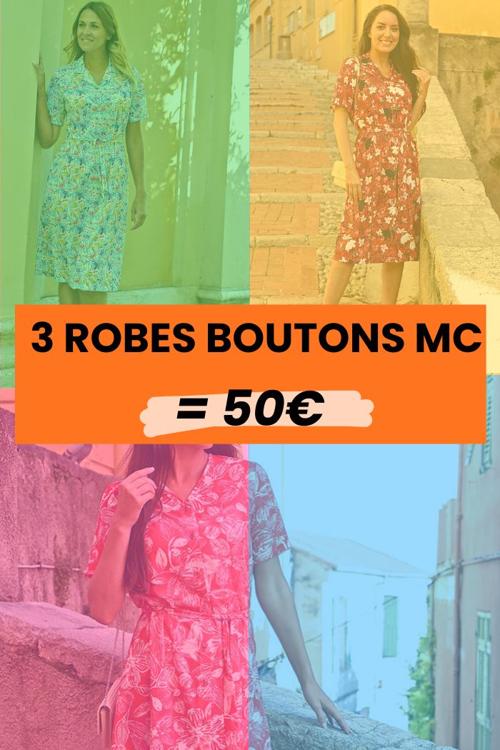 3 ROBES POUR 50€